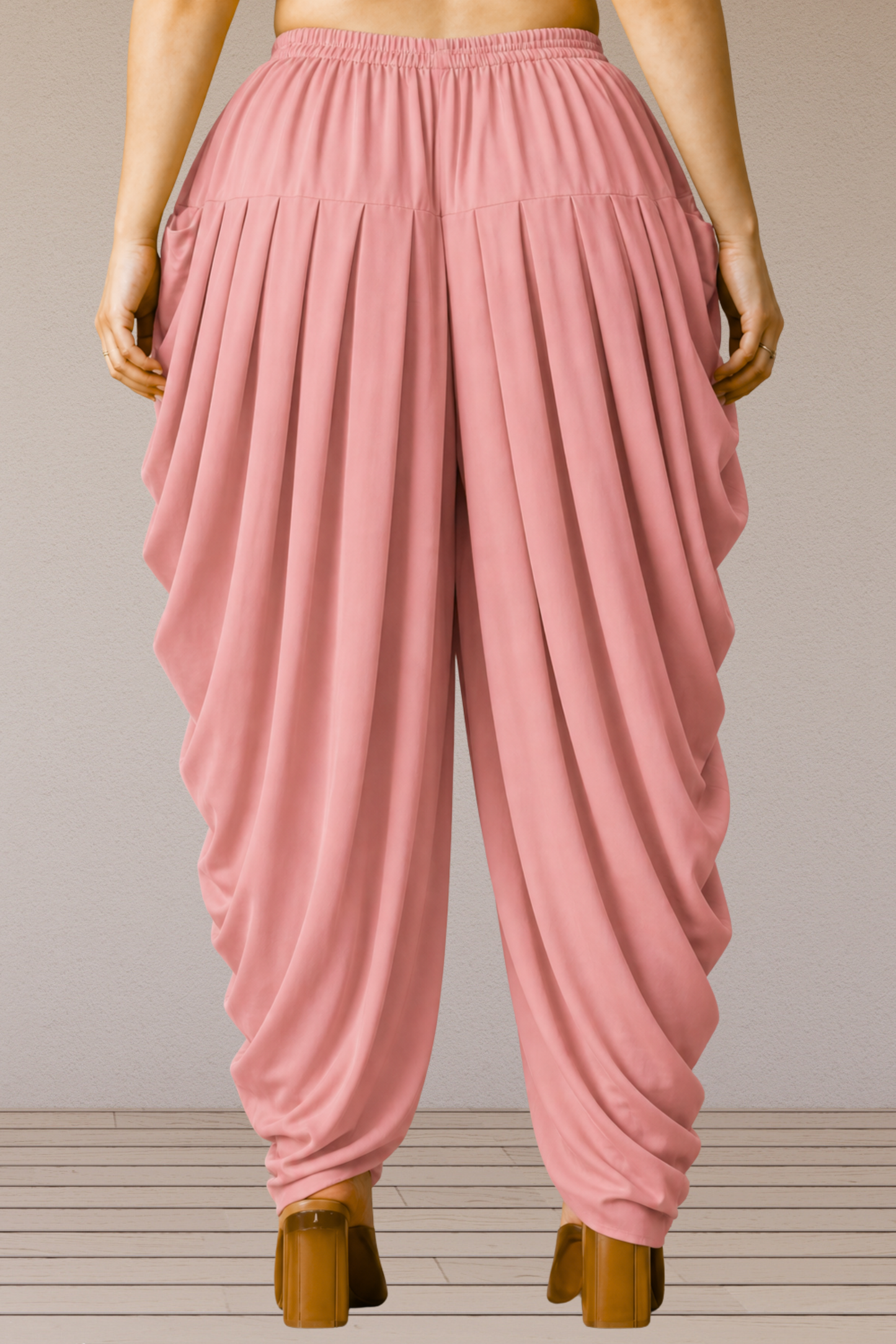 Light Onion Belted Dhoti Salwar