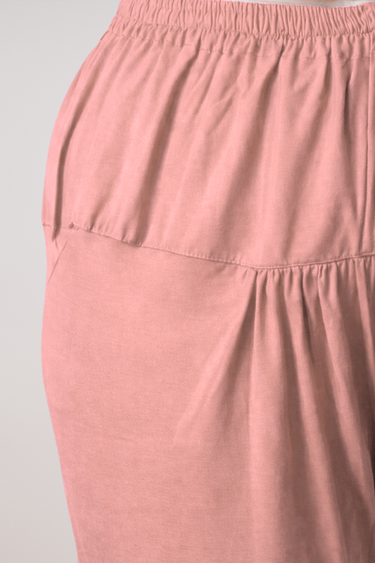 Light Onion Cotton Churidar Pants