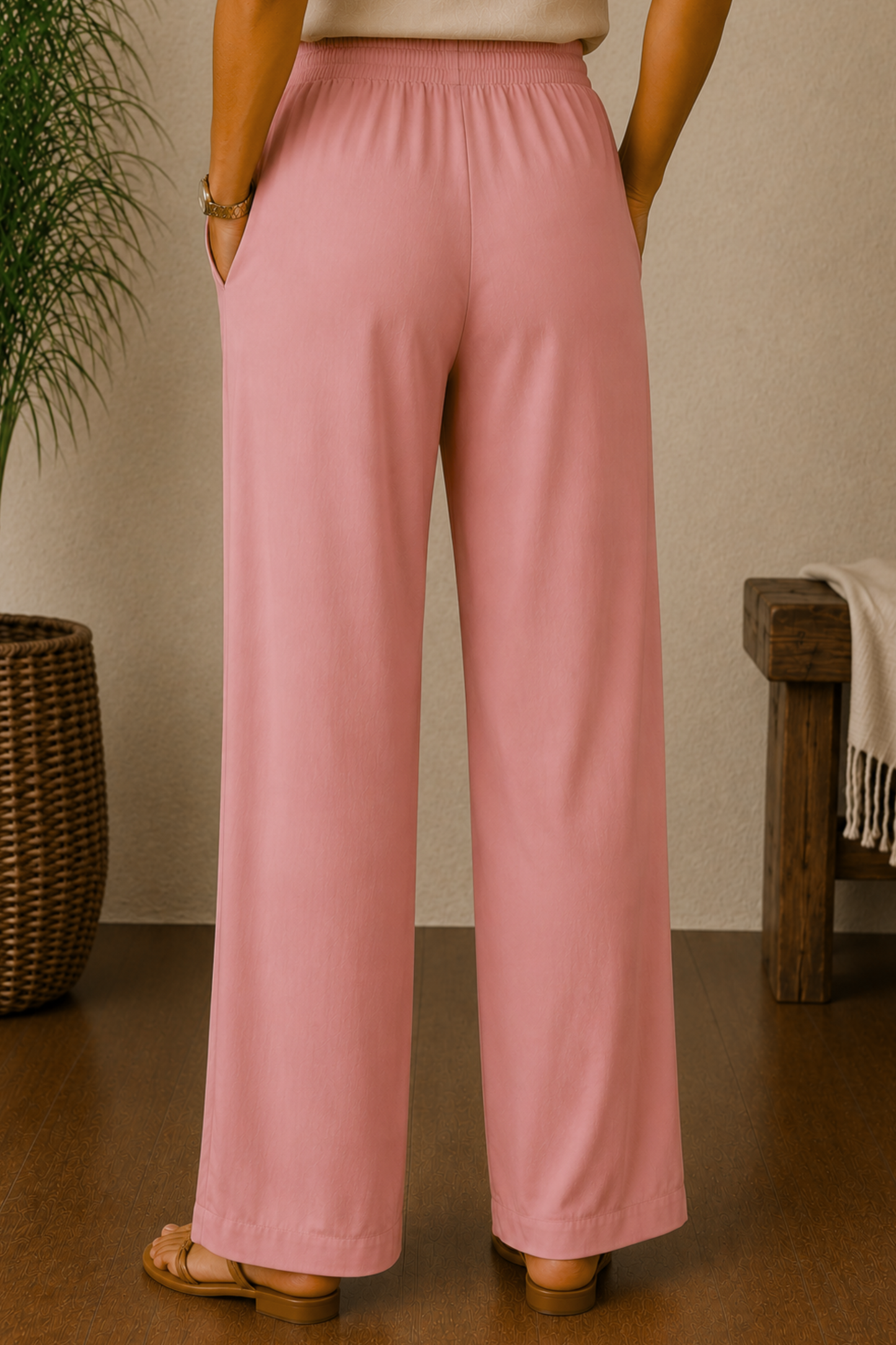 Light Onion Rayon Kurti Pant