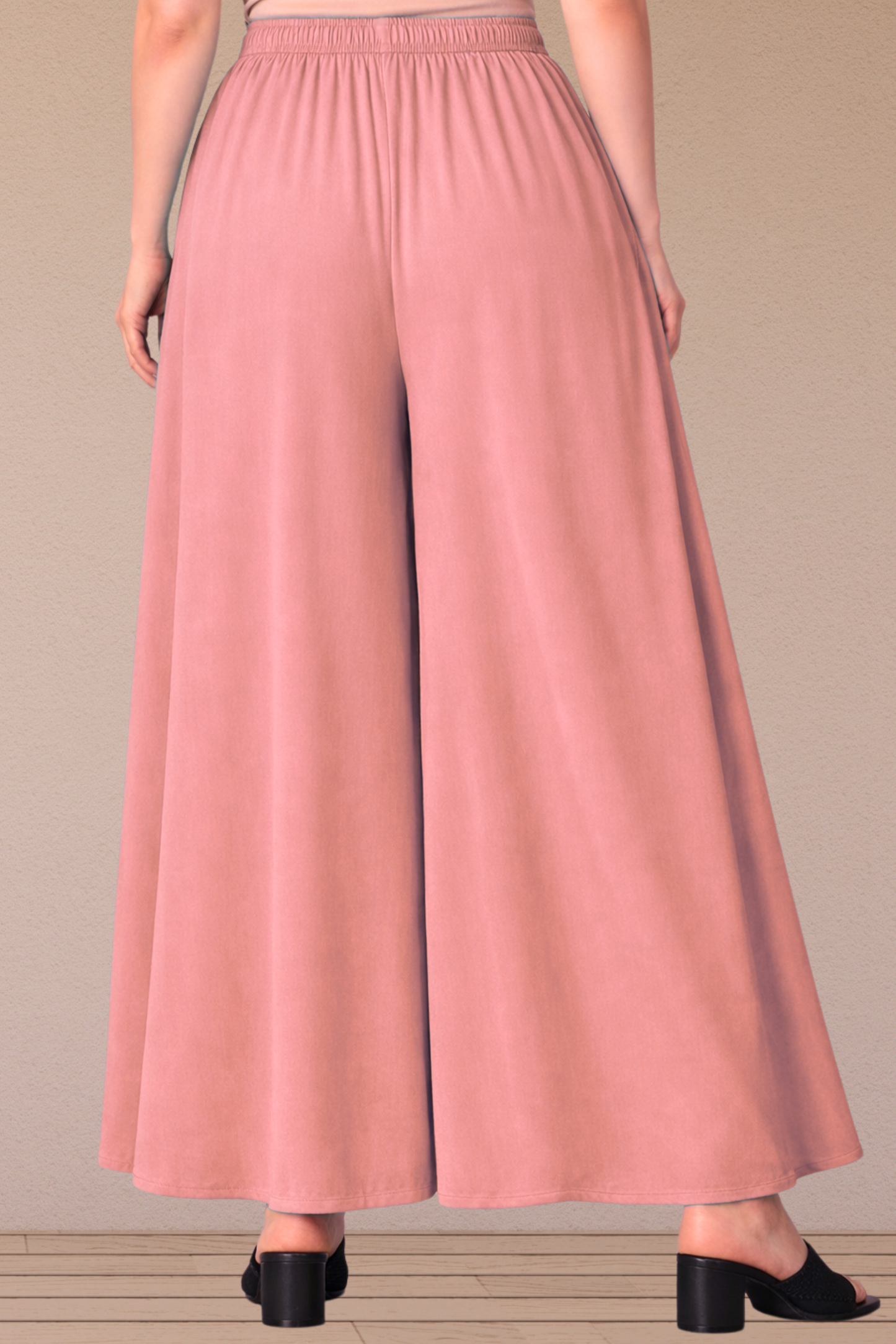 Light Onion Rayon Skirt Palazzo