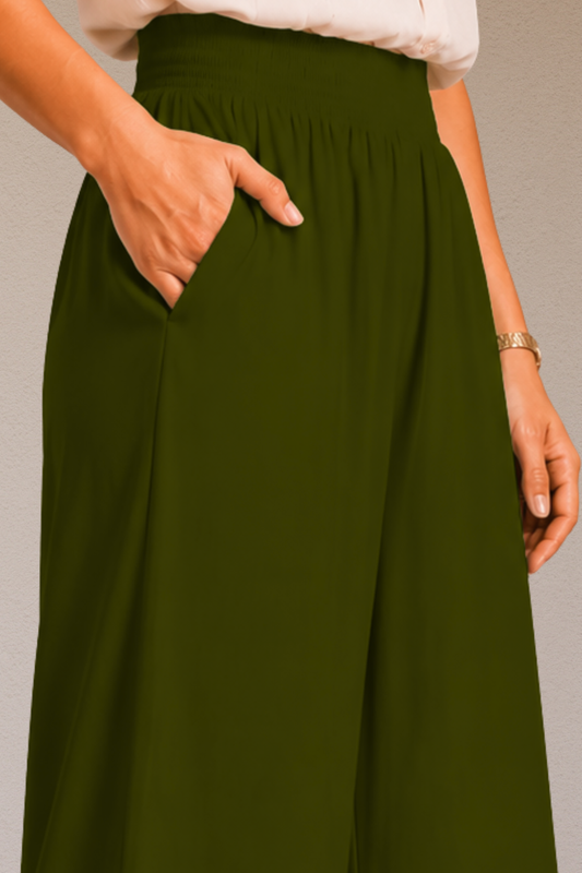 Mehandi Flared Palazzo Pant