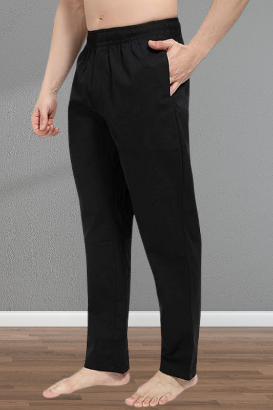Black Cotton Pant Pajama