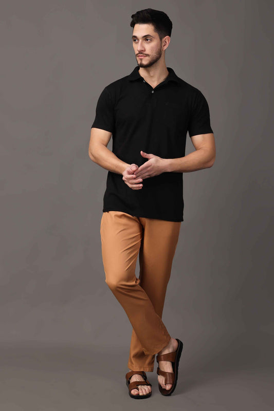 Buy Plus Size Bronze Brown Comfort Cargo At Apella | Sizes XS to 10 XL | India | Free Delivery | Customized