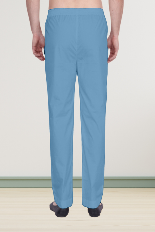 Cobalt Blue Cotton Pant Pajama