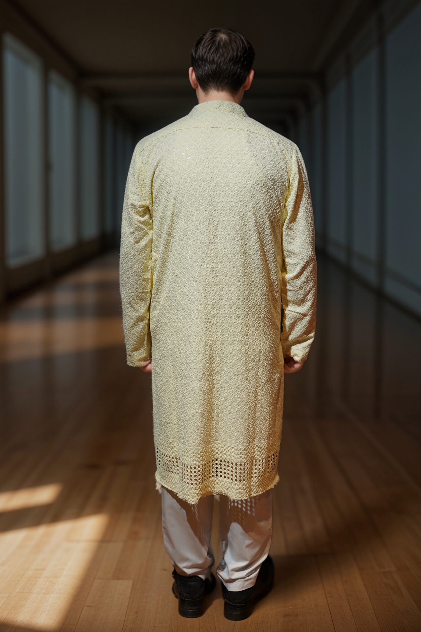 Pearl Radiance Sequined Kurta