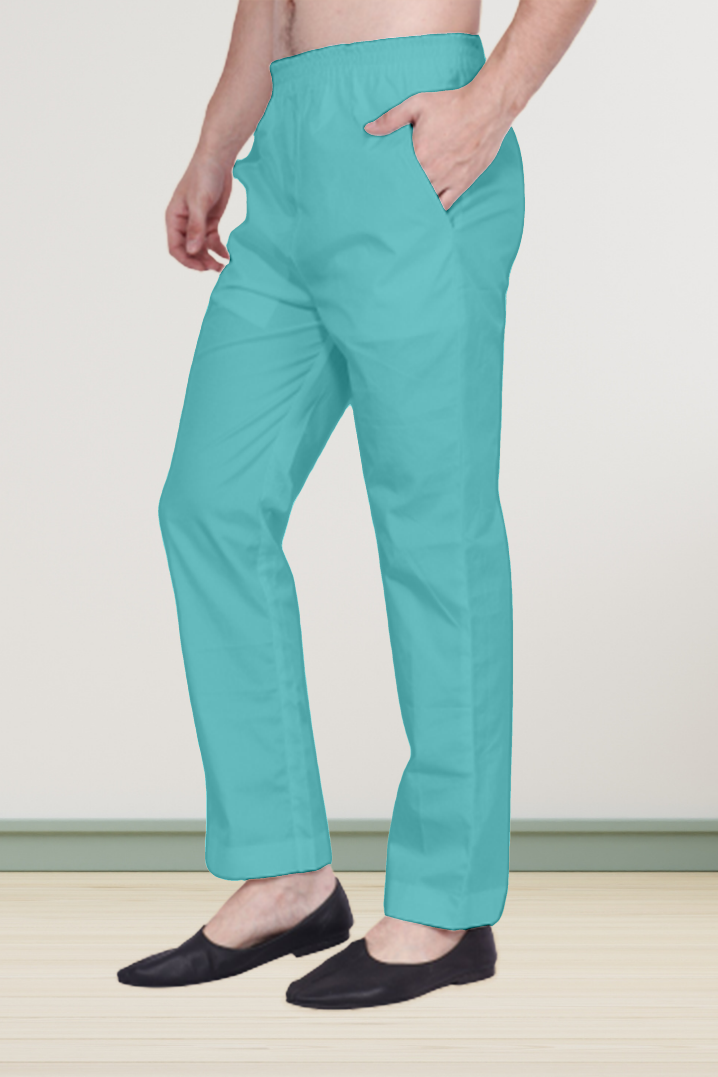 Sky Blue Cotton Pant Pajama