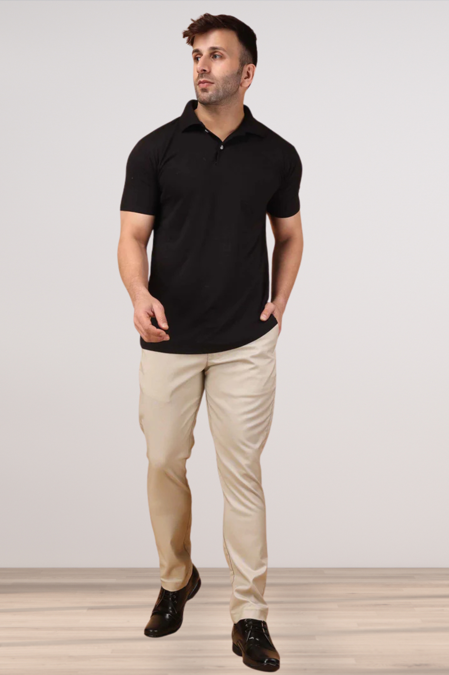 Caramel Comfort Fit Formal Trouser