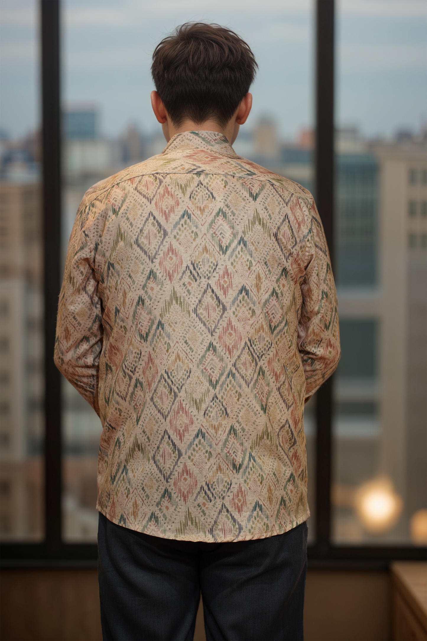 Earthy Prismic Printed Shirt
