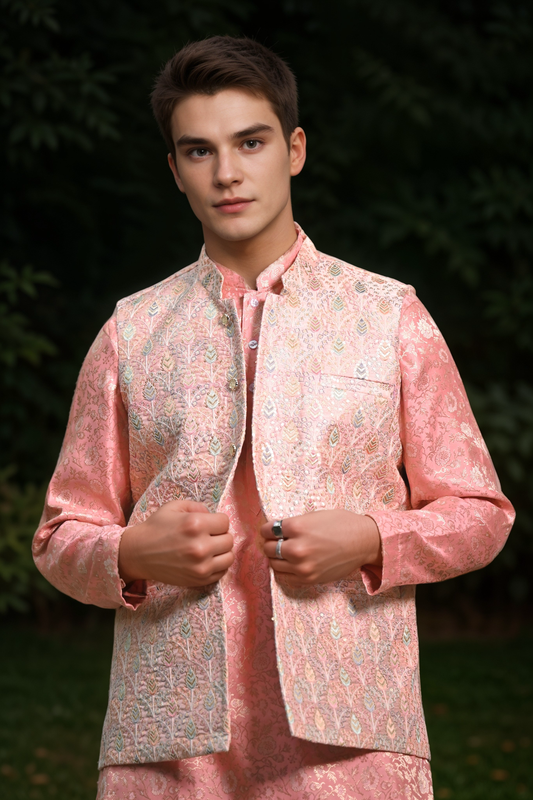 Buy Plus Size Festive Charm Kurta Vasket Set At Apella | Sizes XS to 10 XL | India | Free Delivery | Customized