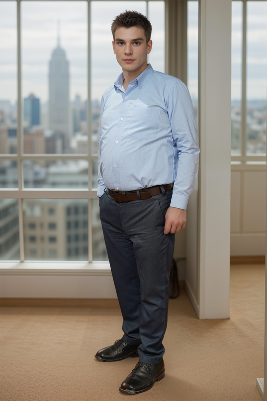 Sky Crest Formal Cotton Shirt