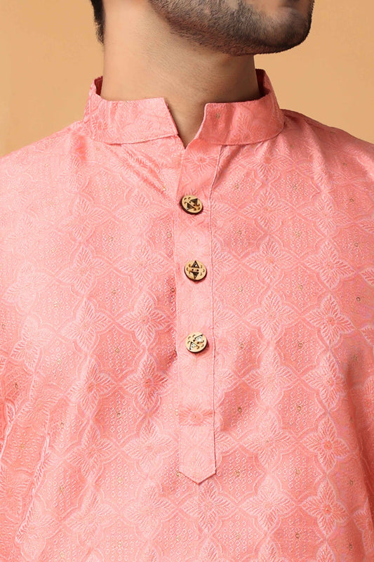 Buy Plus Size Candle Light Woven Kurta At Apella | Sizes XS to 10 XL | India | Free Delivery | Customized