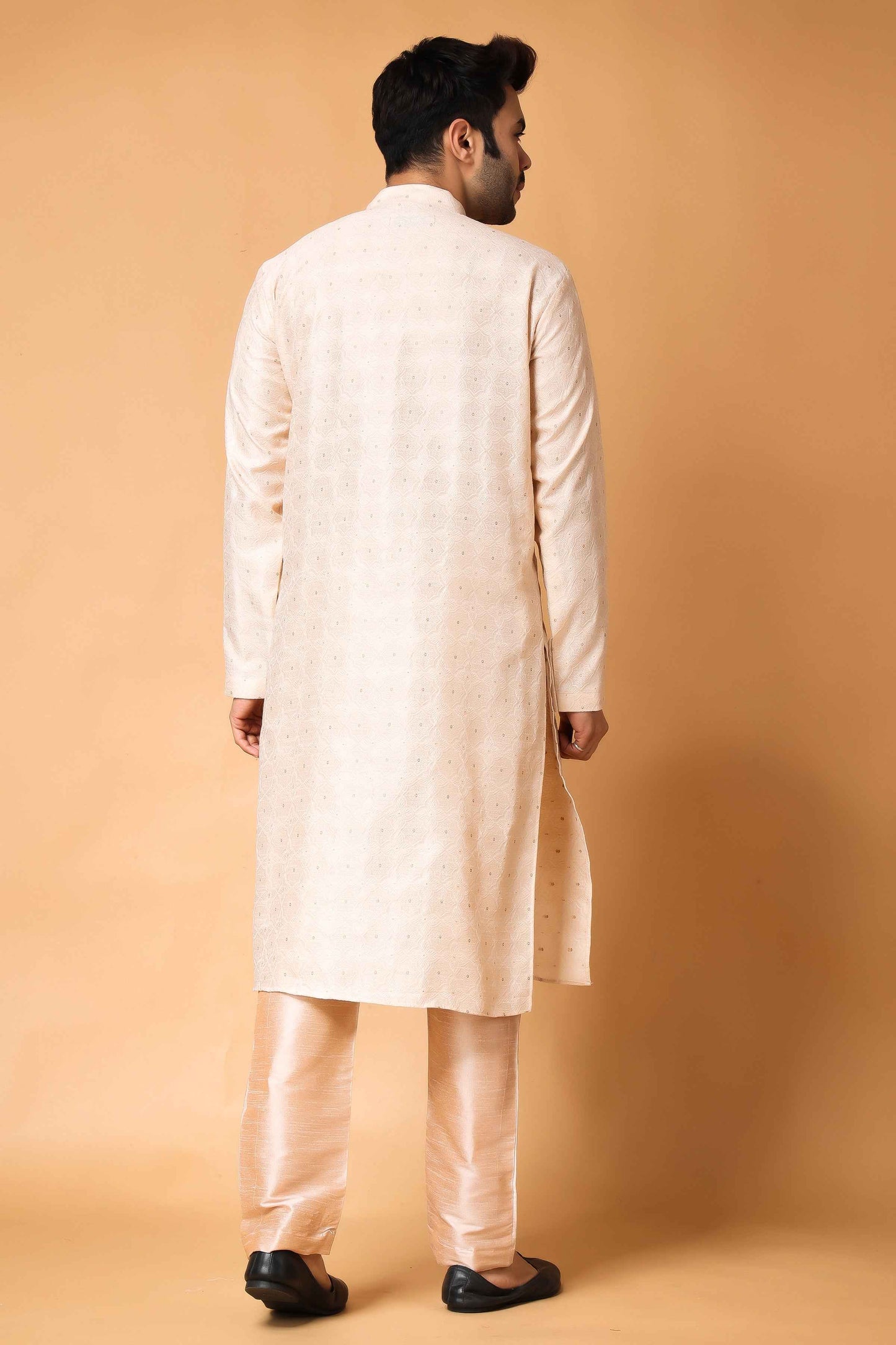 Buy Plus Size Gold Corn Embroidered Kurta At Apella | Sizes XS to 10 XL | India | Free Delivery | Customized