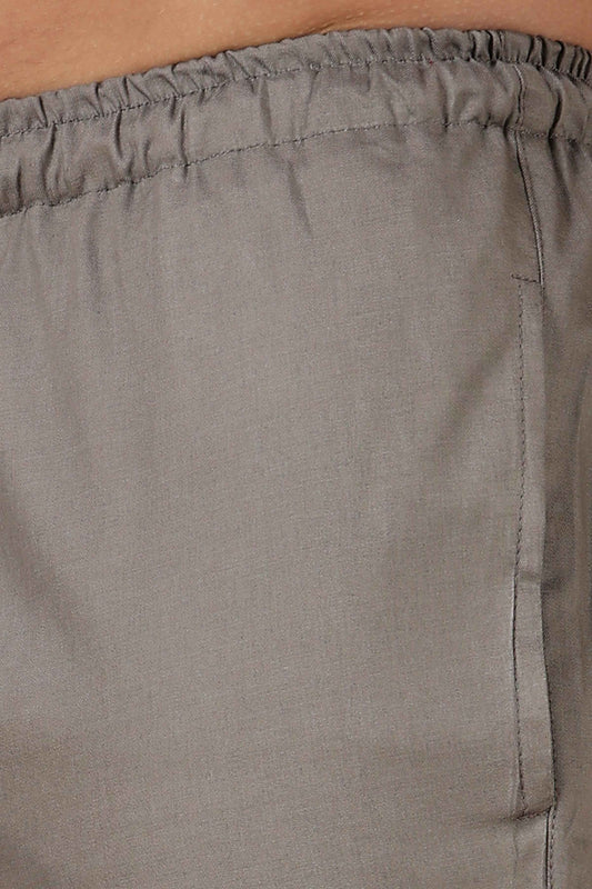 Umber Grey Cotton Pajama Pants