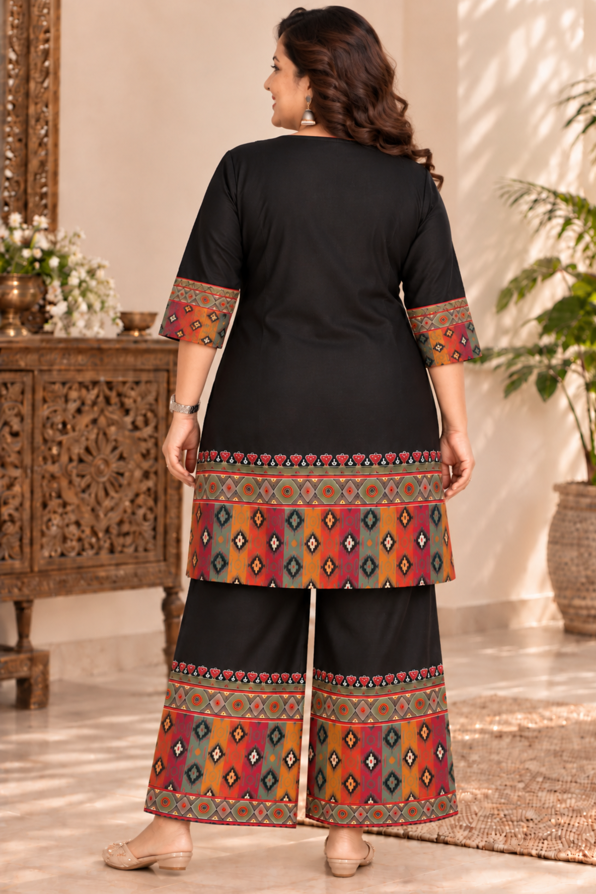 Charcoal Haze Muslin Co-ord Set