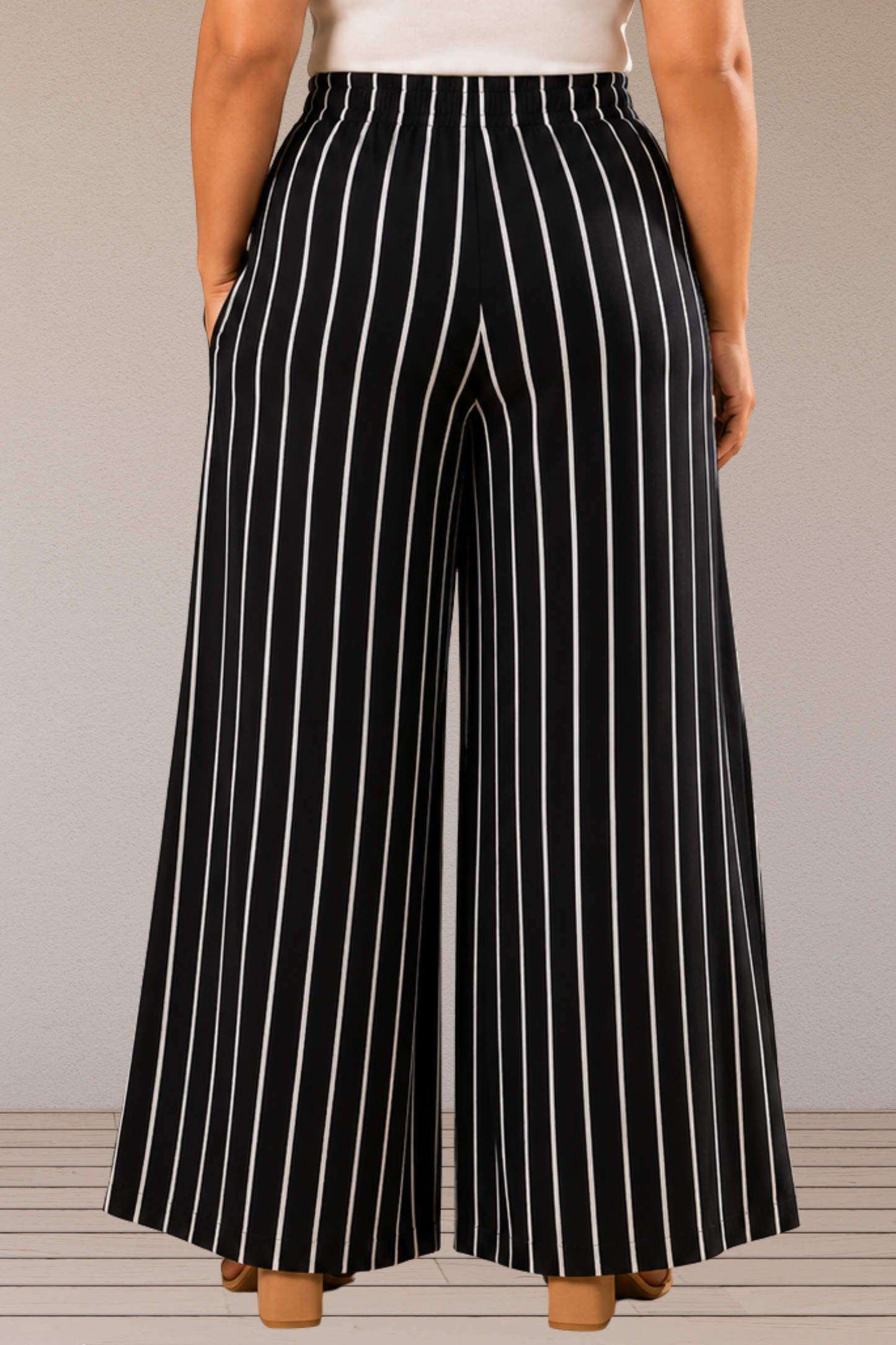 Midnight Stripe Rayon Lounge Pants