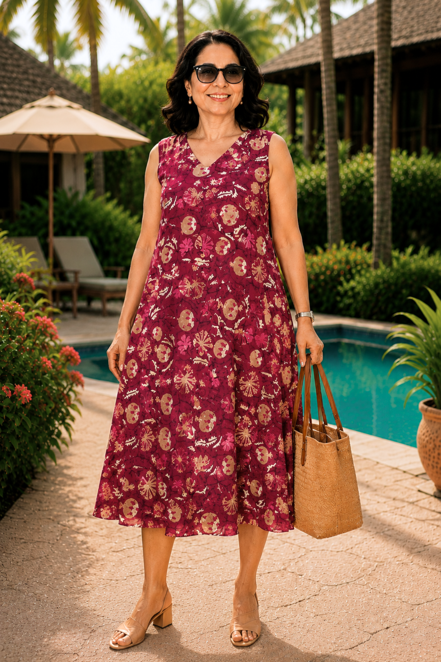 Mulberry Muse Printed Dress With Pockets