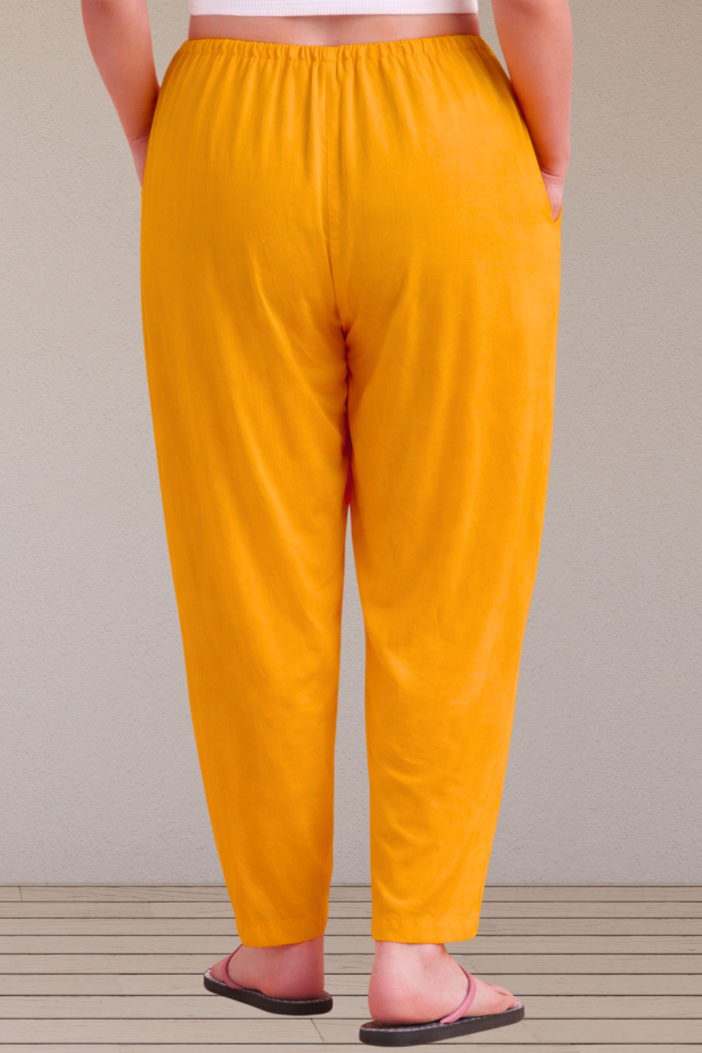Mustard Easy Fit Rayon Maternity Salwar