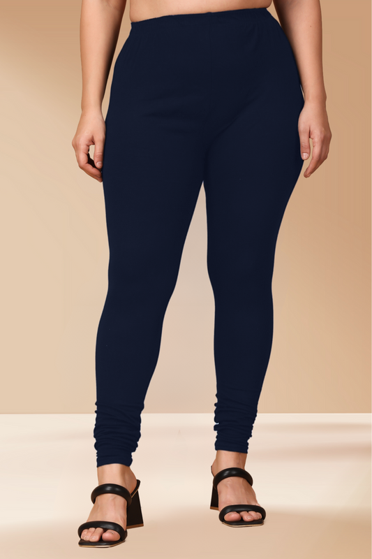 Navy Cotton Legging