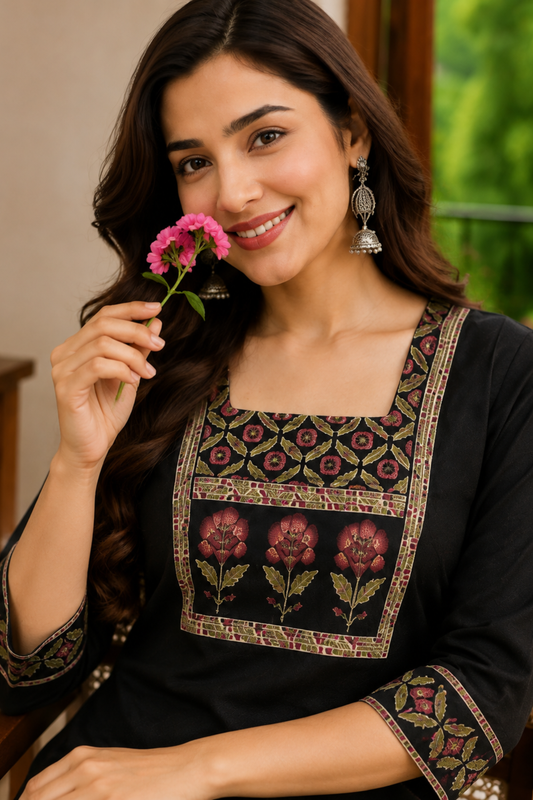 Noor Gulbahar Cotton Suit Set