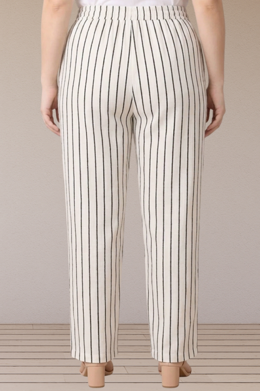 Noor Stripe Cotton Pant