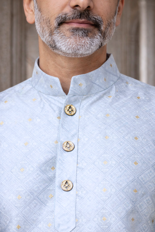 North Star Jacquard Kurta