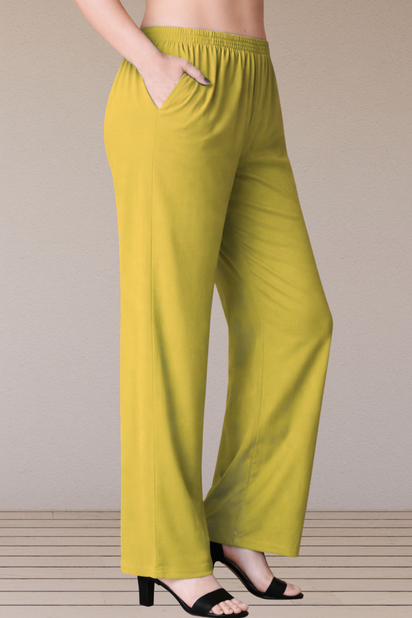 Olive Rayon Kurti Pant