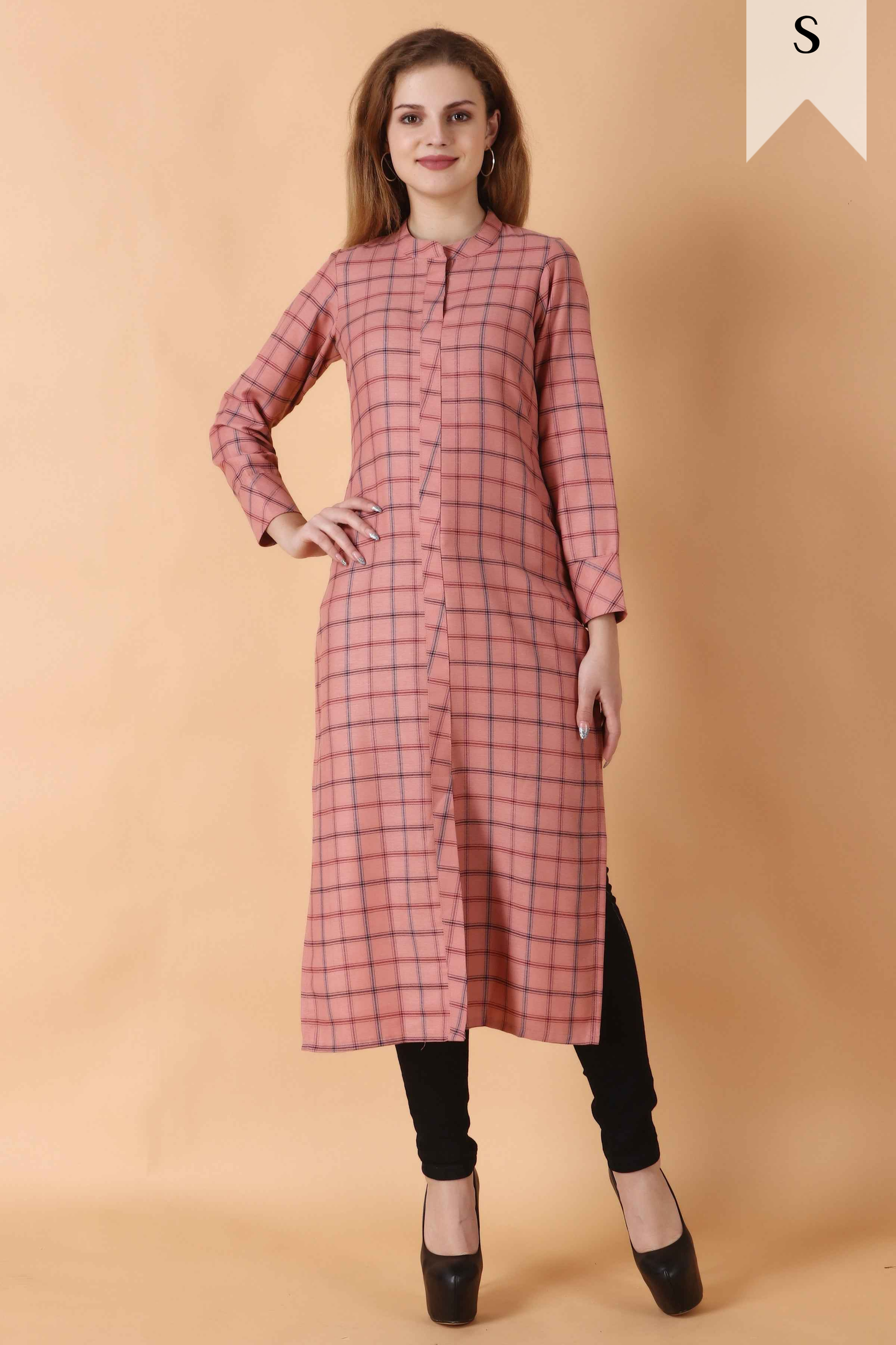 Snow Blush Woollen Kurta