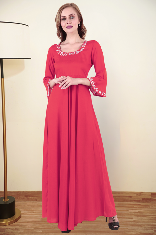 Minimal Rose Pink Dress