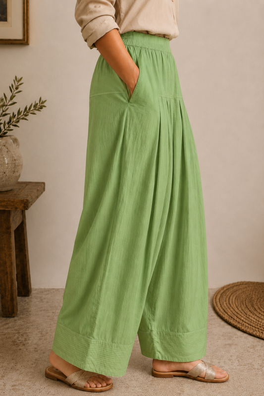 Pista Green Rayon Farshi Salwar