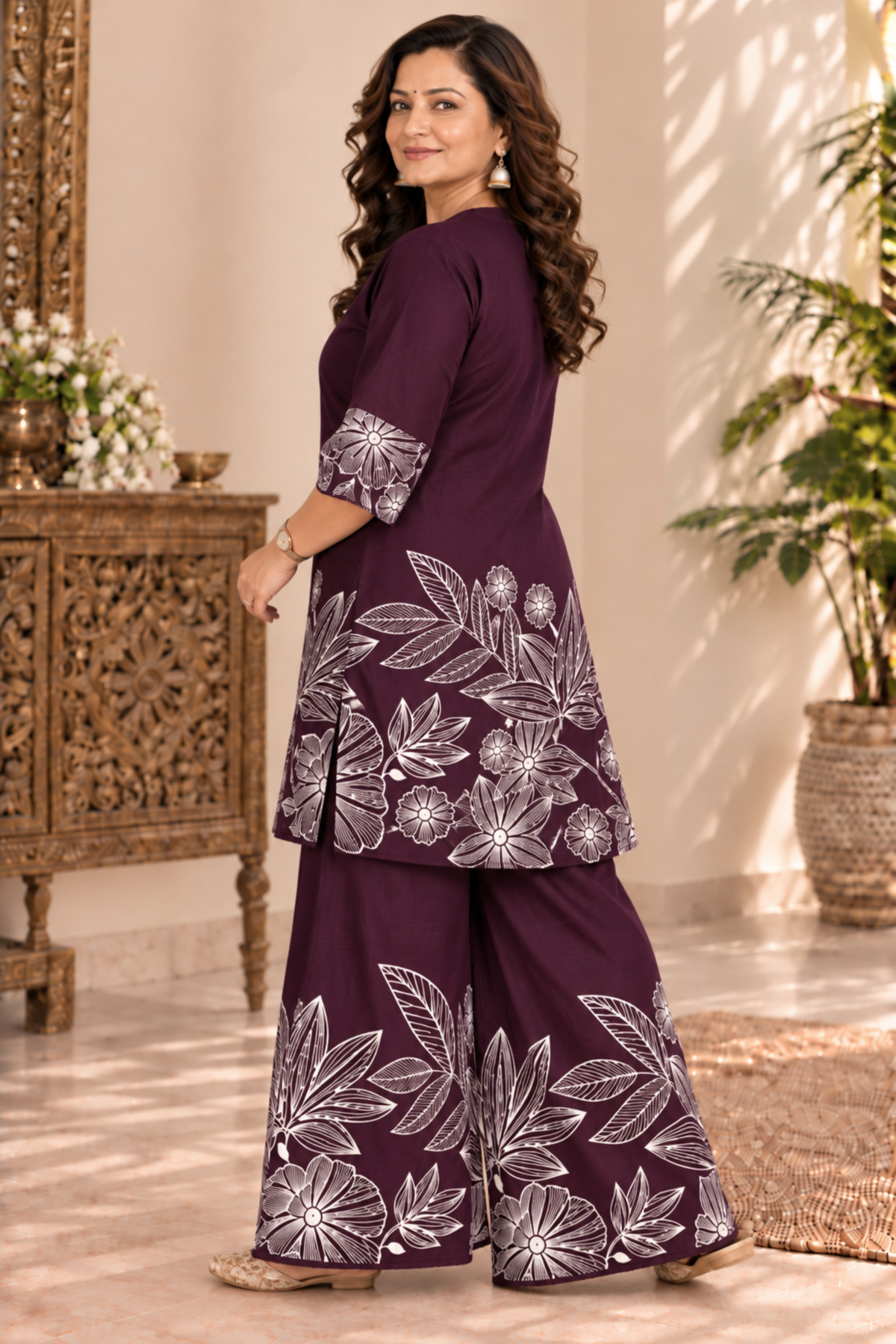 Plumwood Floral Muslin Co-ord Set