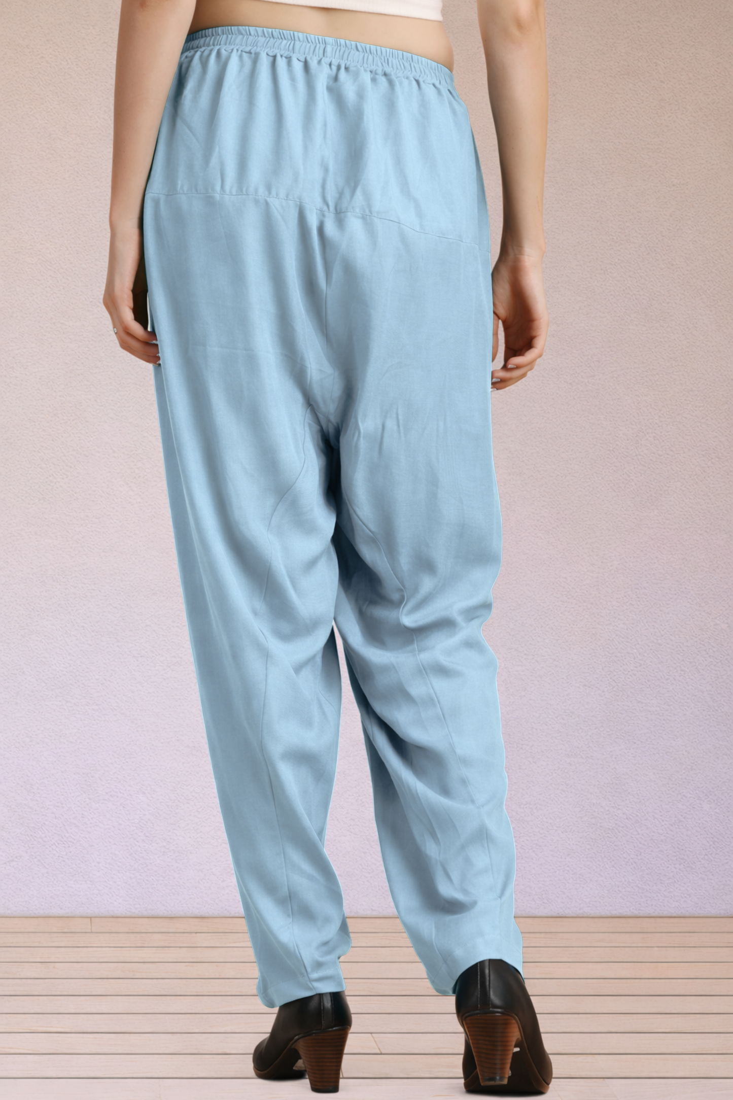 Powder Blue Easy Fit Rayon Salwar