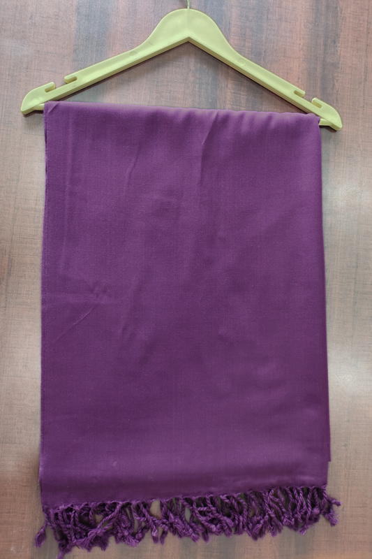 Twilight Violet Woollen Shawl