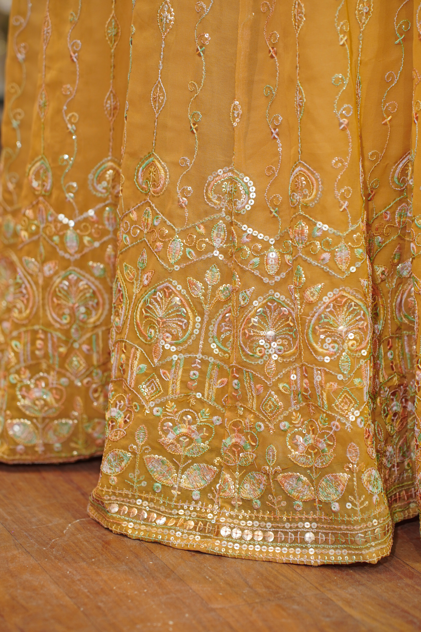 Radiant Realm Embroidered Dress With Dupatta