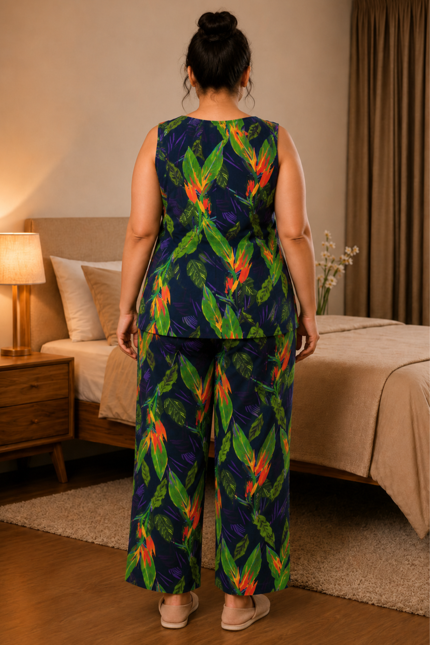Rainforest Muse Rayon Night Suit