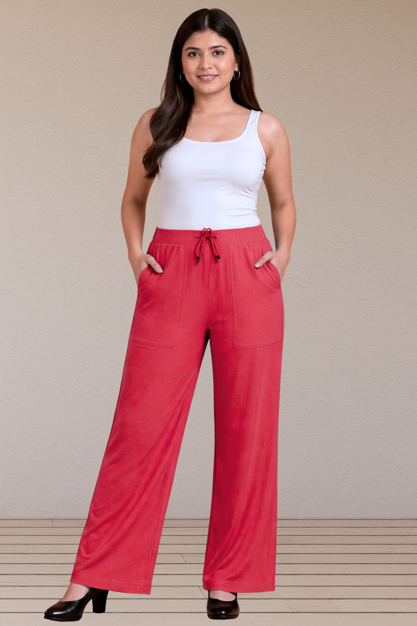 Rose Linen cotton Ease Pants