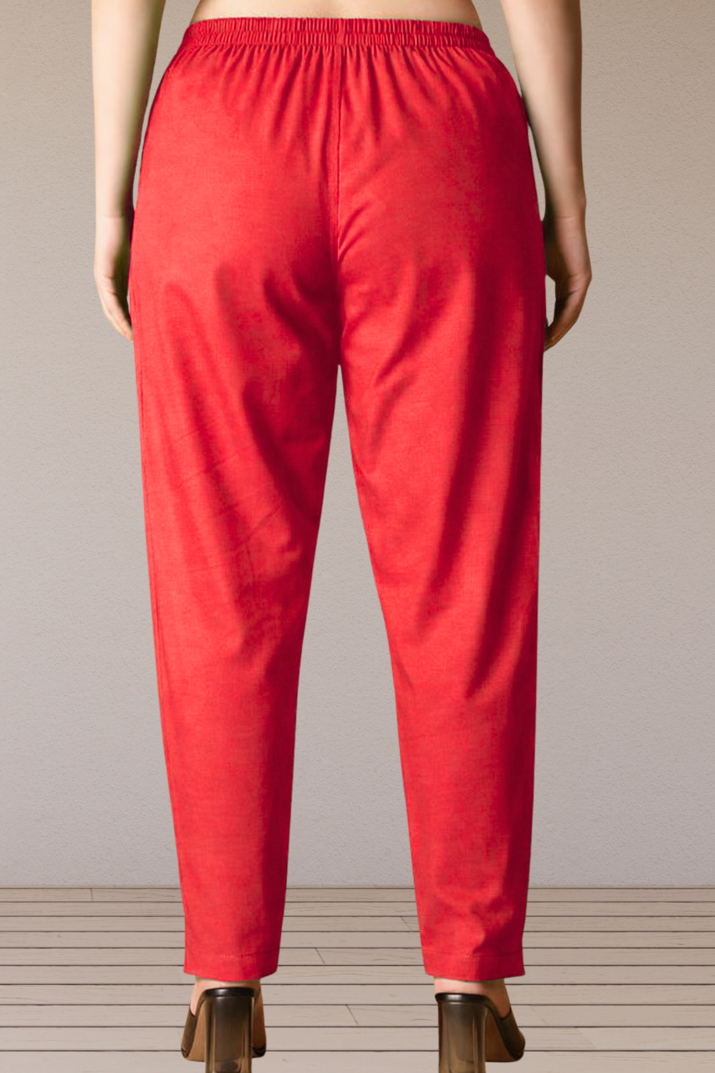 Rose Pink Cotton Kurti Pant