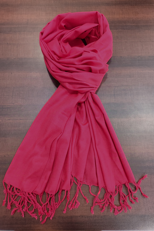 Rose Blush Woollen Shawl