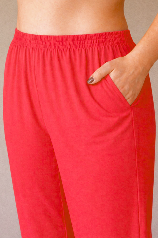 Rose Pink Rayon Kurti Pant