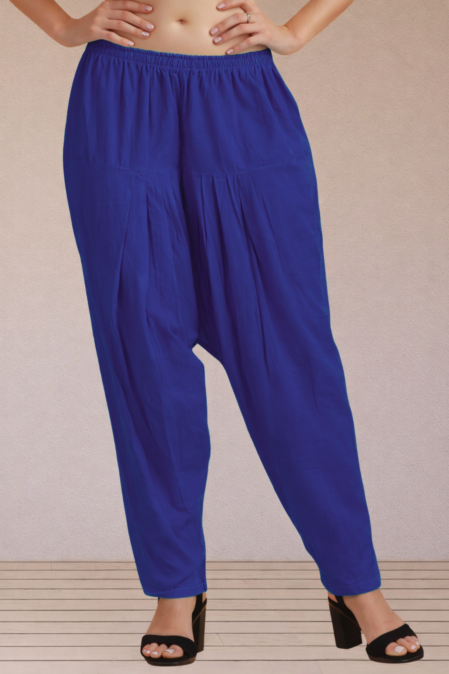 Royal Blue Easy Fit Cotton Salwar