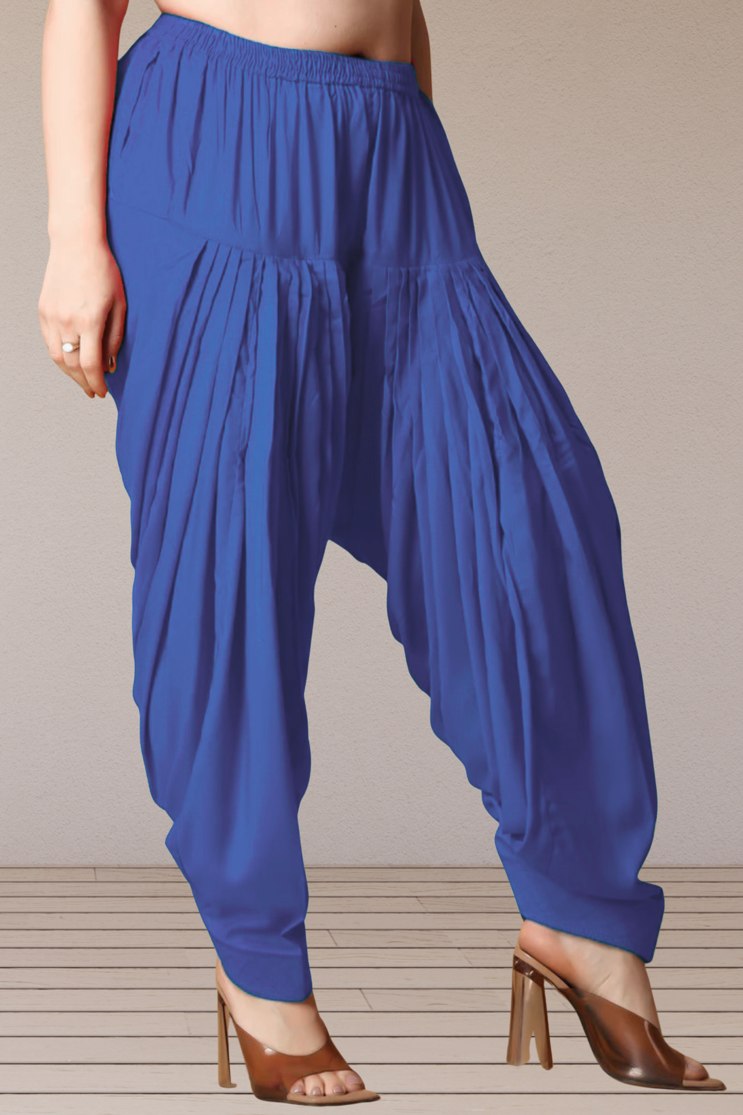 Royal Blue Rayon Patiala Salwar