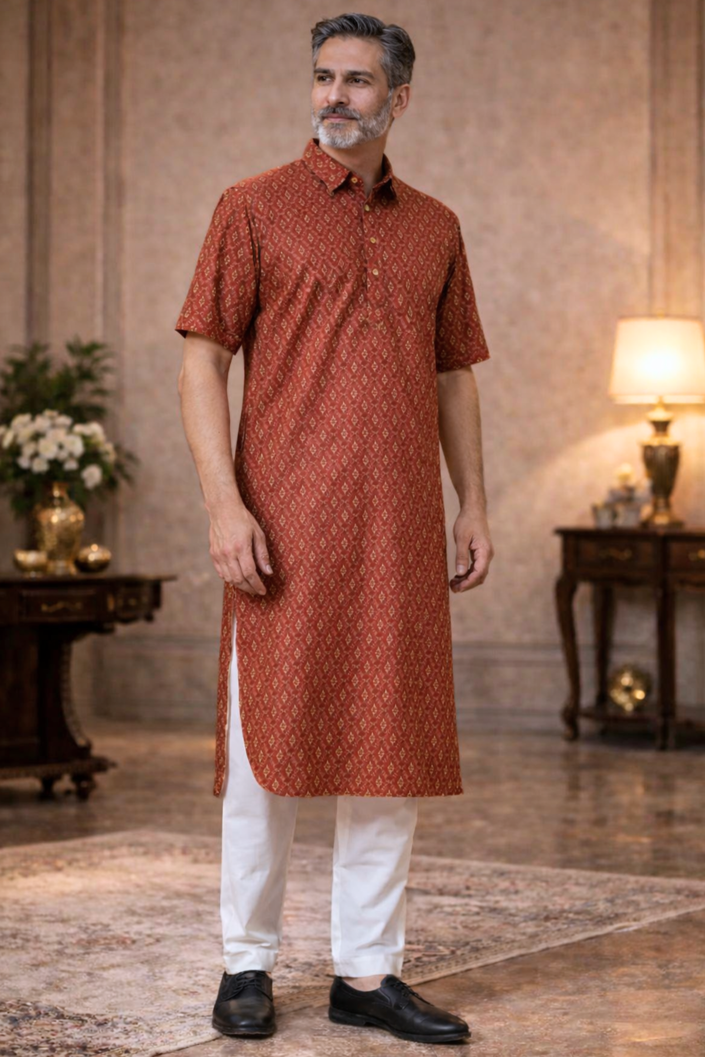 Rustic Charm Printed Kurta