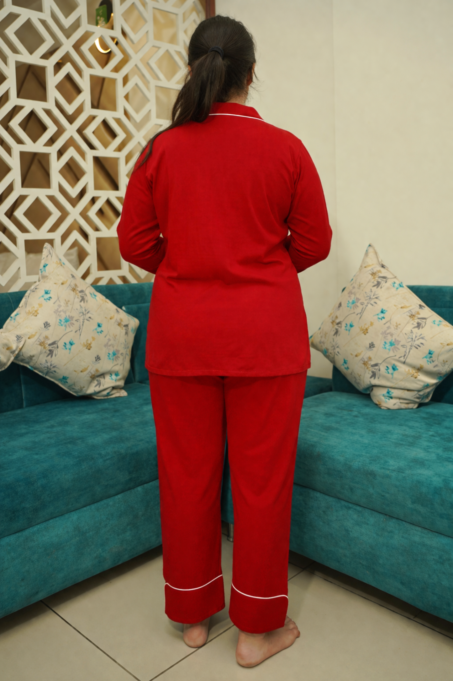 Scarlet Dream Rayon Night Suit