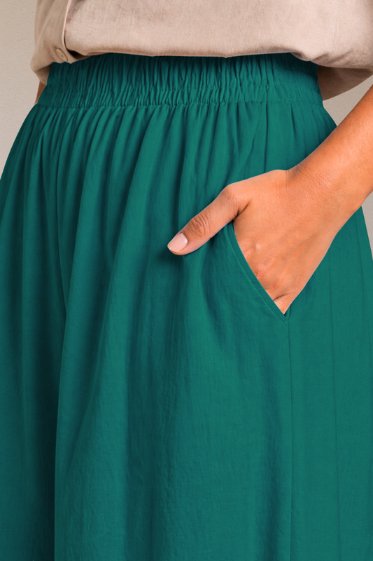 Sea Green Cotton Afghani Pants