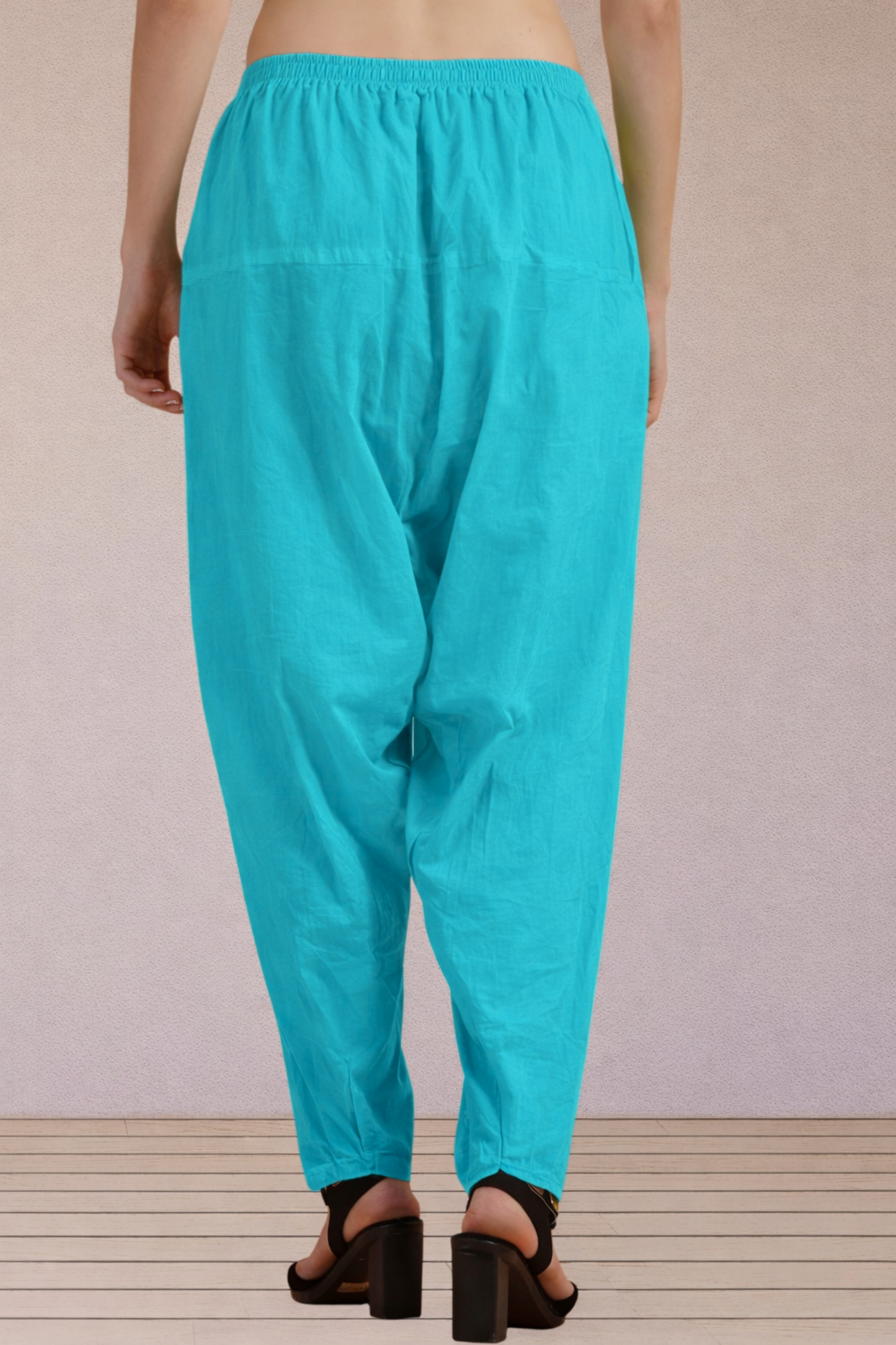 Sky Blue Easy Fit Cotton Salwar