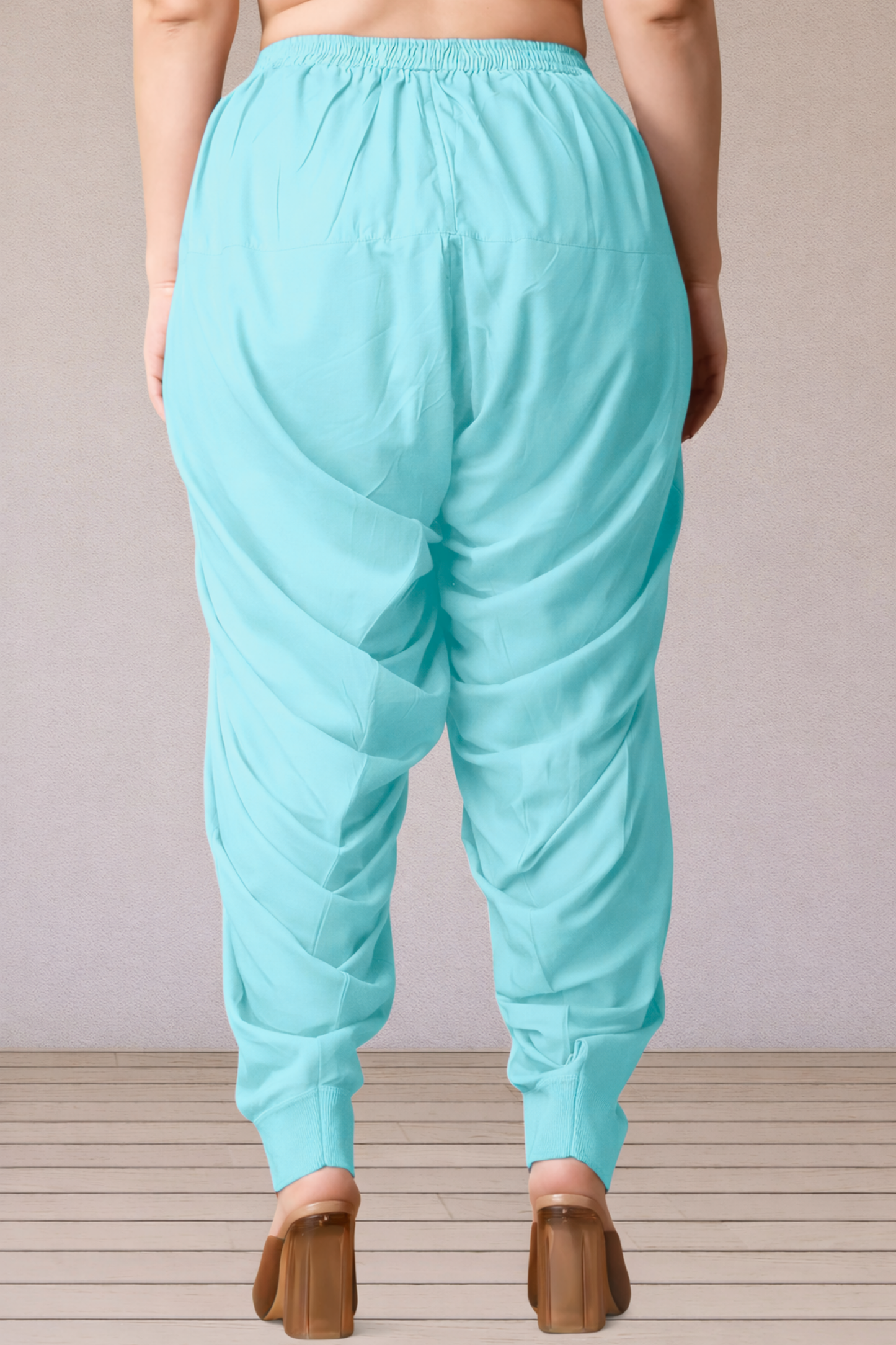 Sky Blue Rayon Patiala Salwar