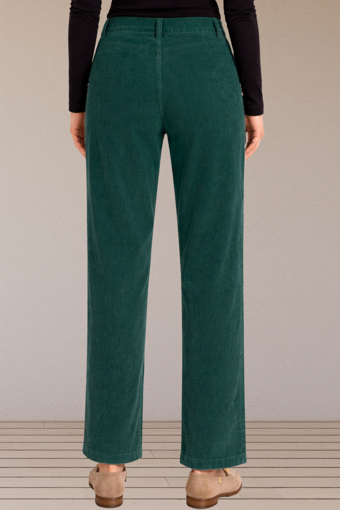 Solid Corduroy Pants