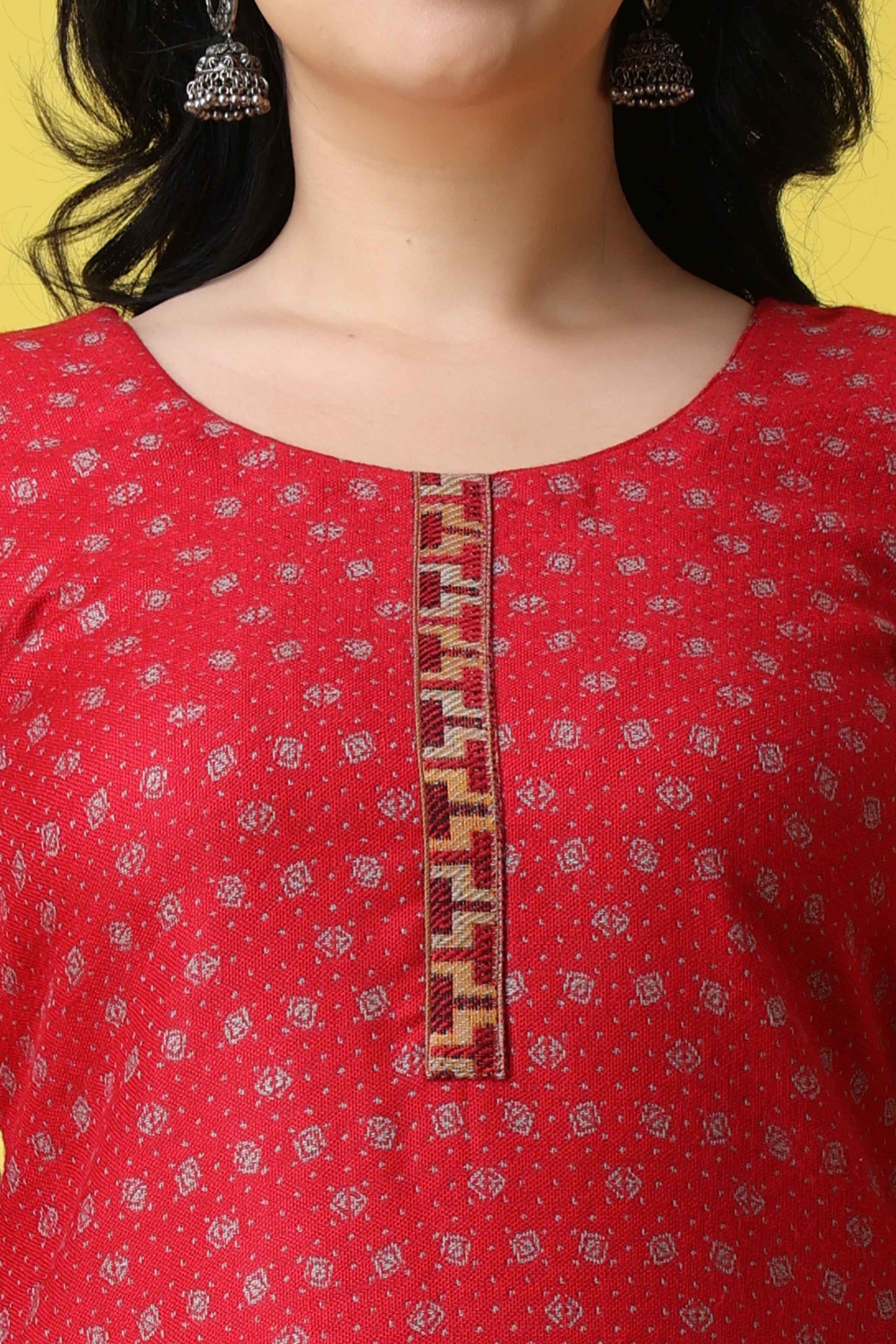 Buy Plus Size Spicy Touch Woollen Kurta At Apella | Sizes XS to 10 XL | India | Free Delivery | Customized