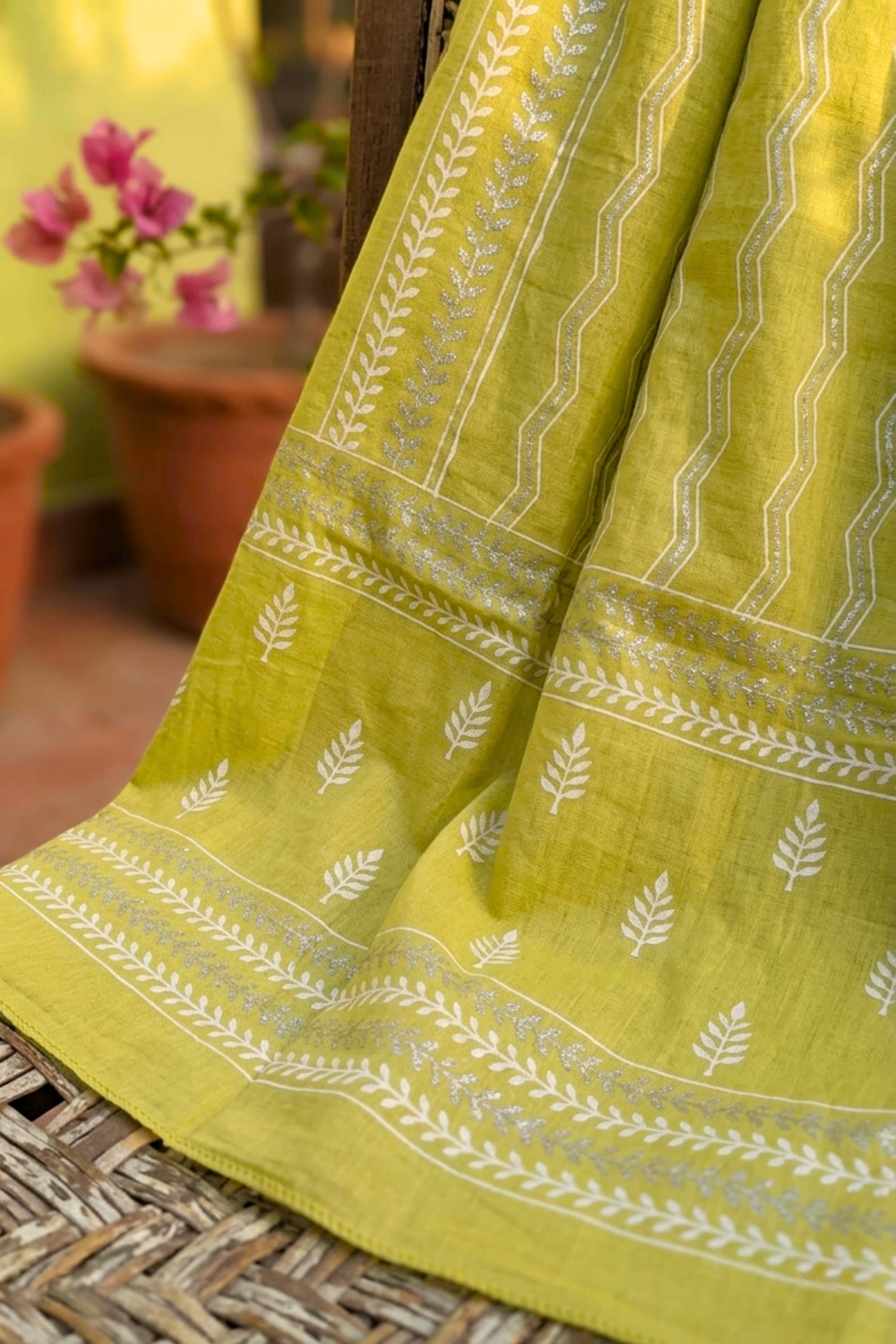 Sunshine Sparkle Cotton Dupatta