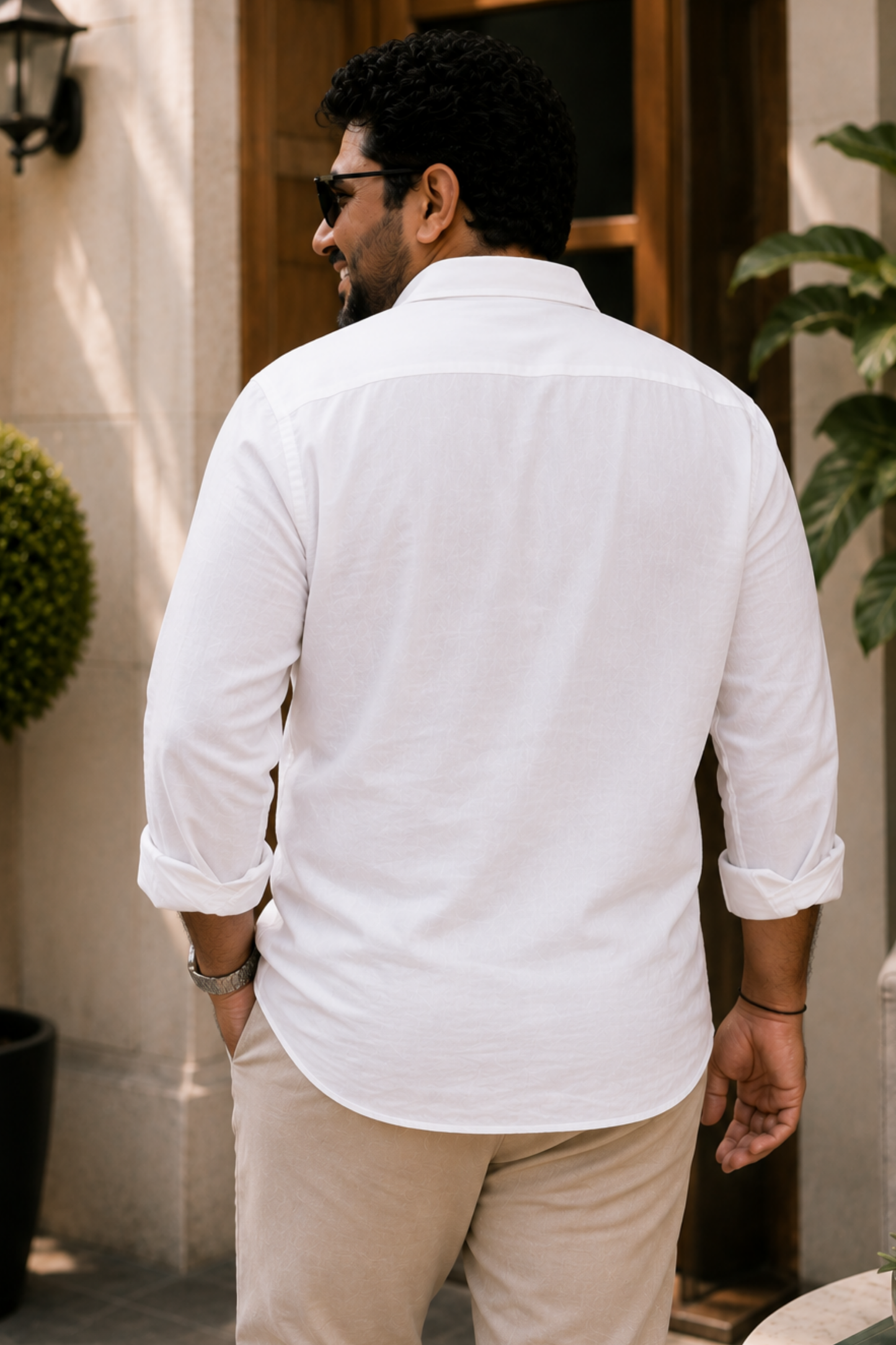 Timeless White Poplin Cotton Shirt