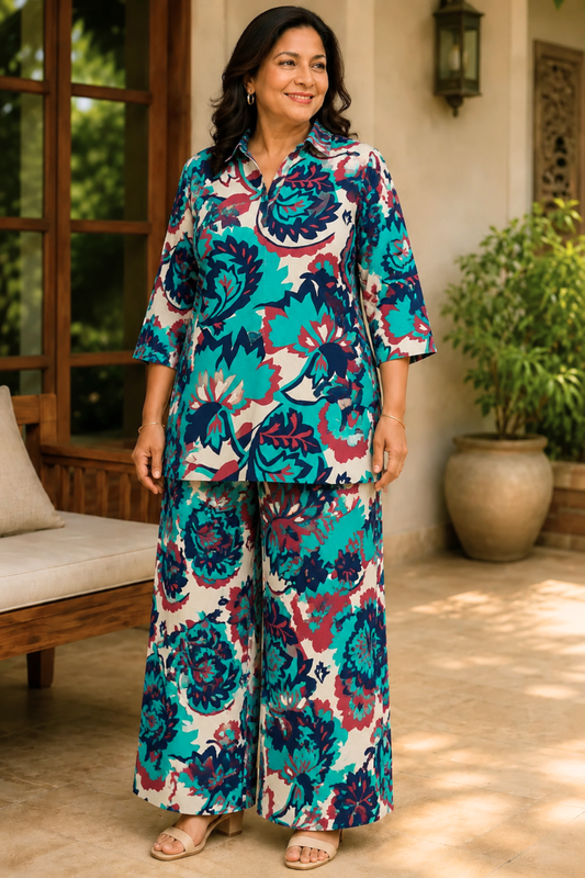 Tropical Muse Cotton Co-ord Set